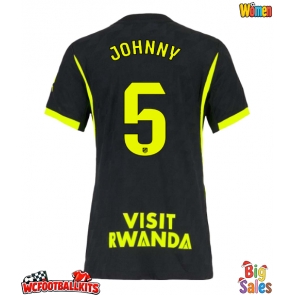Atletico Madrid Johnny Cardoso #5 Replica Away Stadium Shirt for Women 2026-27 Short Sleeve